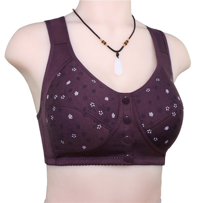 BowLift | Comfortable bra with button placket in front