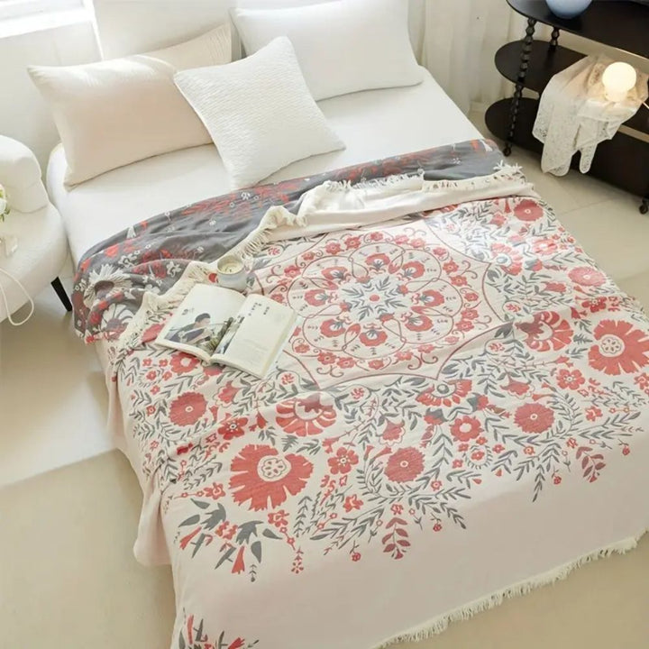 BowLift | Versailles-Inspired Reversible Floral Blanket
