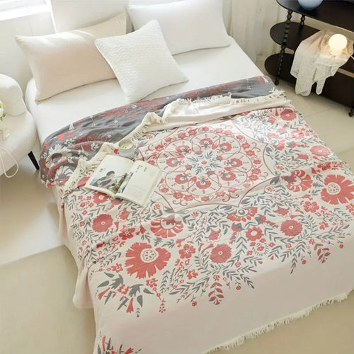 BowLift | Versailles-Inspired Reversible Floral Blanket