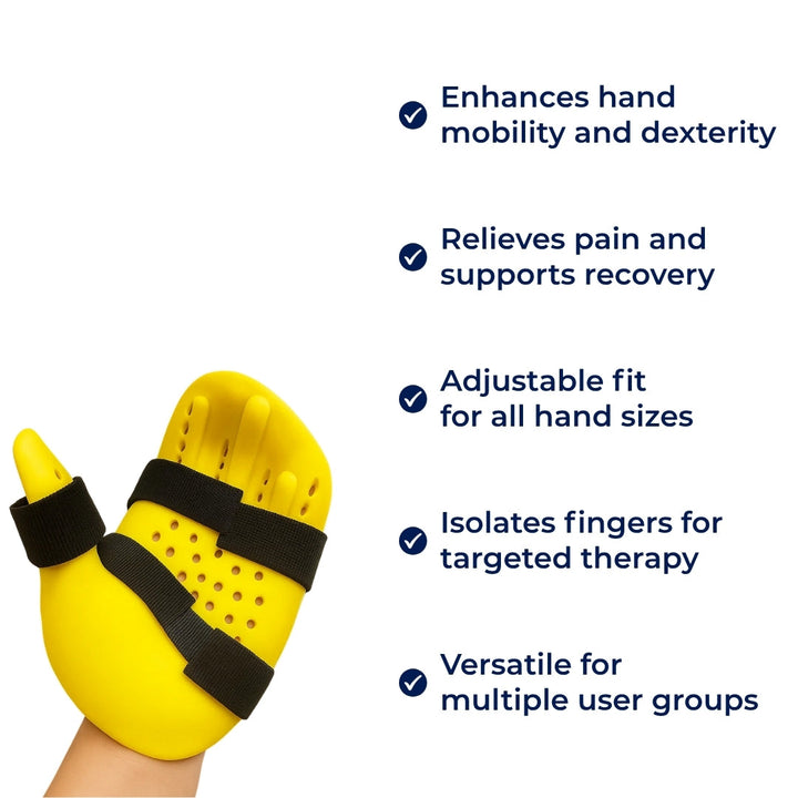 Improve Hand Mobility – Breathable Lightweight Support – Pain Relief for Rehabilitation – Daily UseAid Bowlift