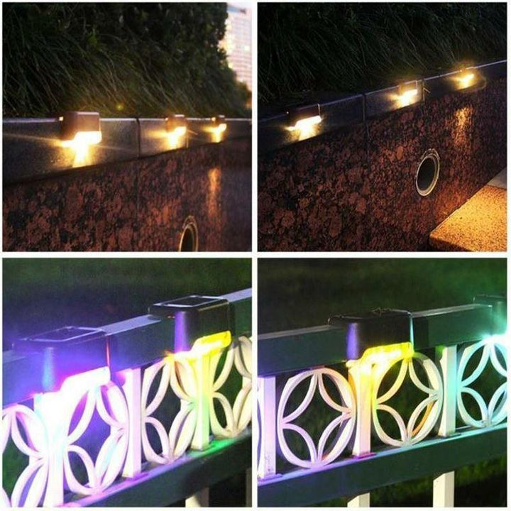 Outdoor Waterproof Stair Solar Lights (4 PCS) | Bowlift