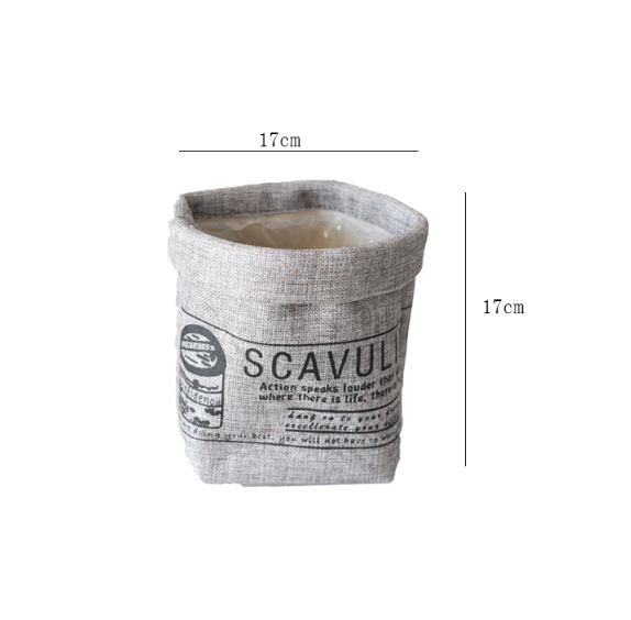 BowLift | Decorative fabric plant pot with print – Versatile storage pot for plants and decor