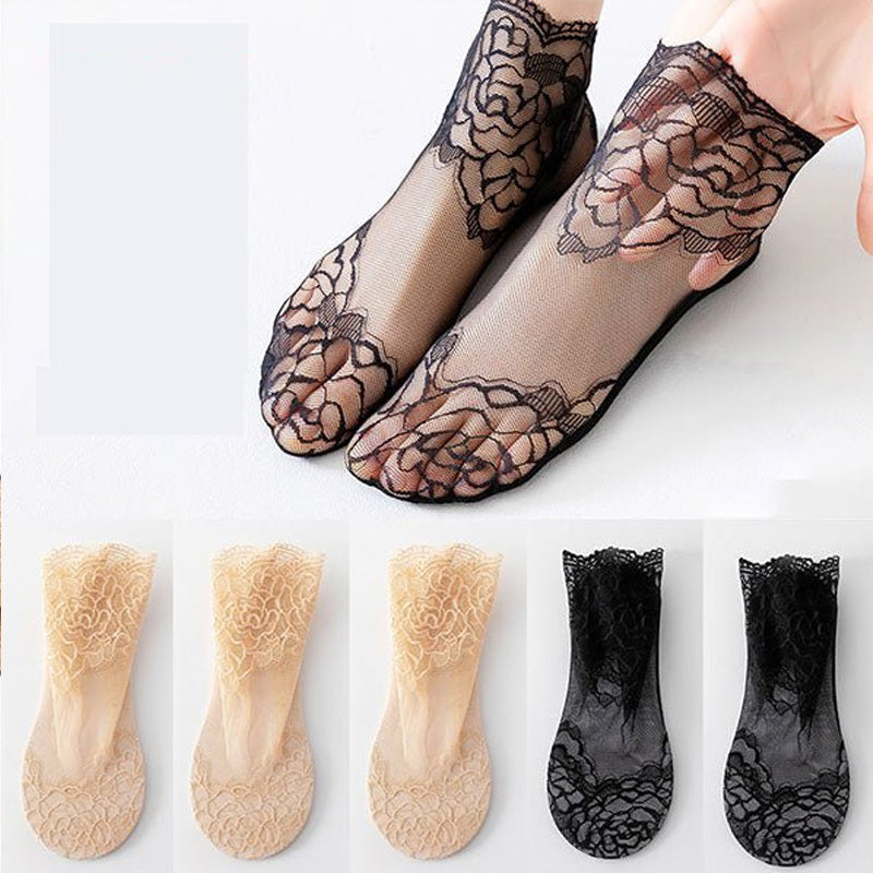 BowLift | Women's Fashion Lace Socks