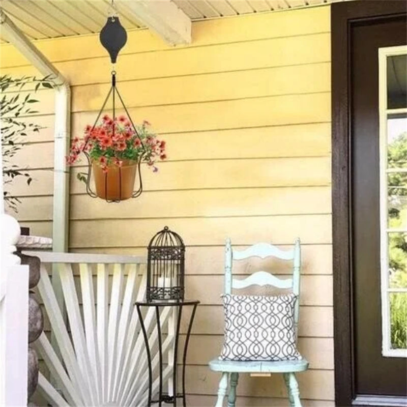 BowLift | Retractable Hook for Garden Pots, Bird Feeder