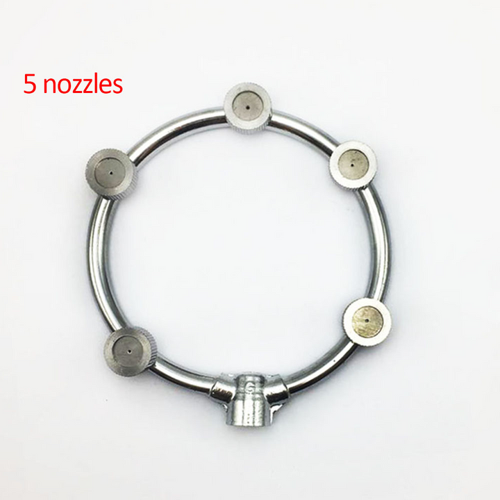 BowLift | High pressure stainless steel ring multi nozzle – Efficient spray attachment for garden irrigation