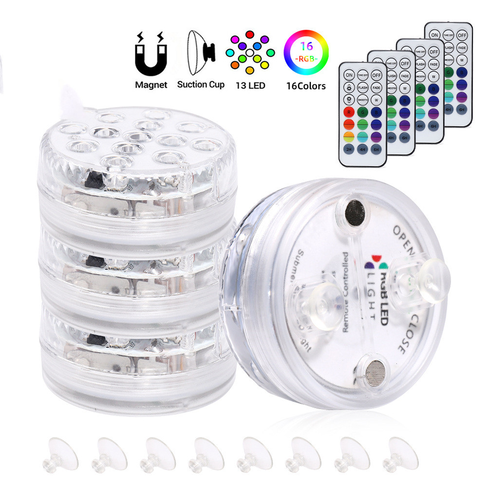 BowLift | Underwater LED light with remote control – RGB multicolor pool lighting for bathrooms and ponds