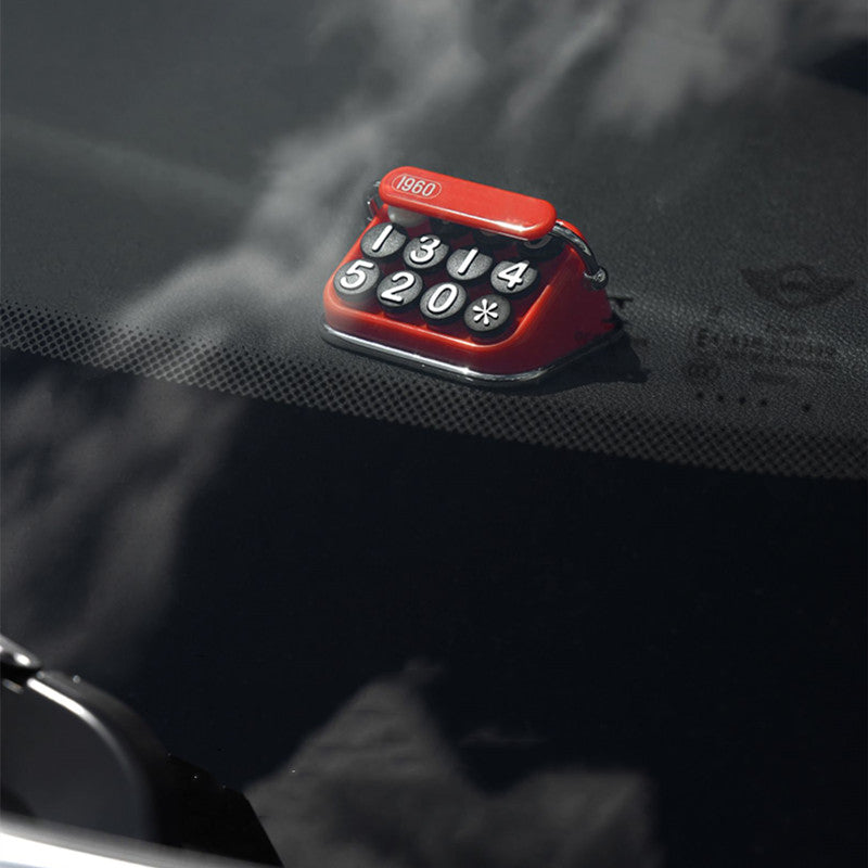 BowLift | Retro Creative Temporary Parking Number Plate