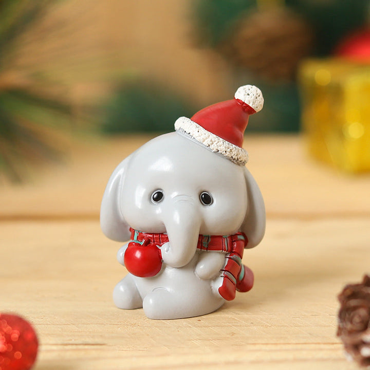 BowLift | Handmade Animal Santa Ornaments