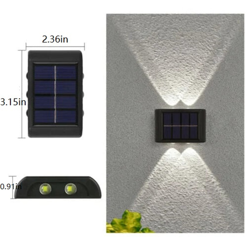 BowLift | Waterproof Solar Powered Outdoor Patio Wall Decor Light
