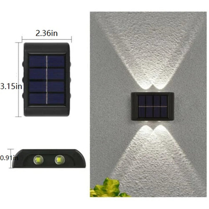 BowLift | Waterproof Solar Powered Outdoor Patio Wall Decor Light