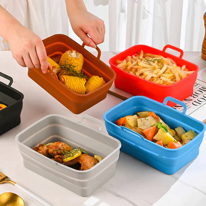 Foldable Air Fryer Silicone Baking Tray | Bowlift