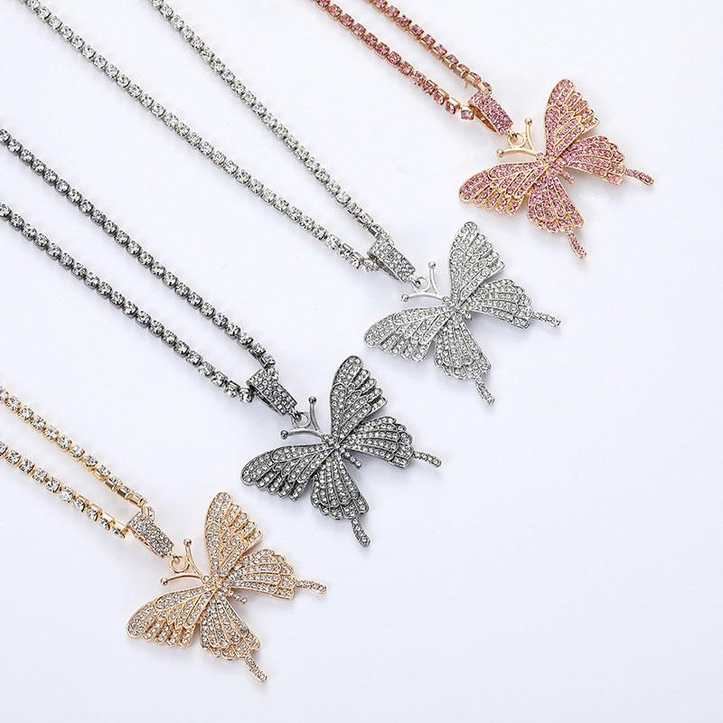 BowLift | Crystal Pave Butterfly Pendant Necklace