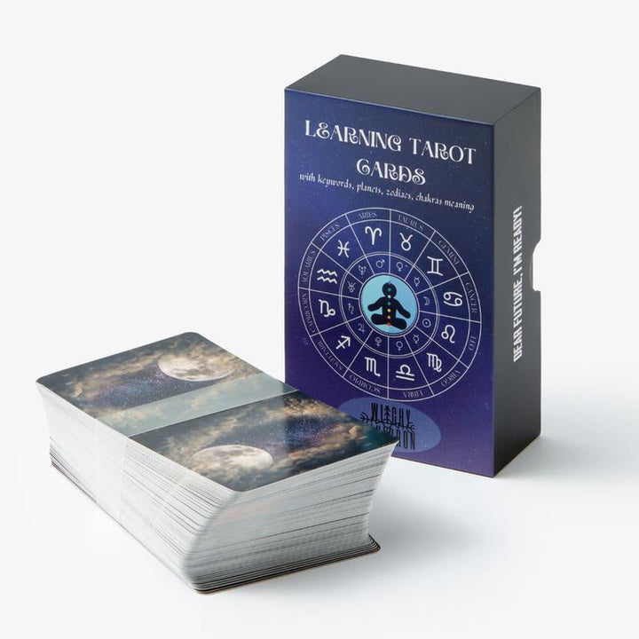 BowLift | Learning cards Tarot deck with meanings on it