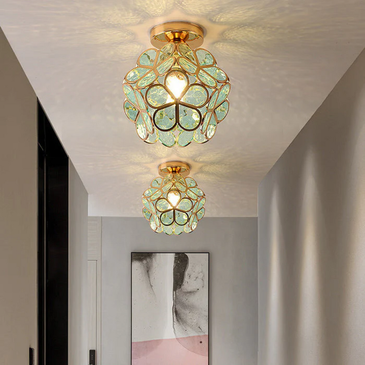 BowLift | Luxury Glass Flower Ceiling Lamp