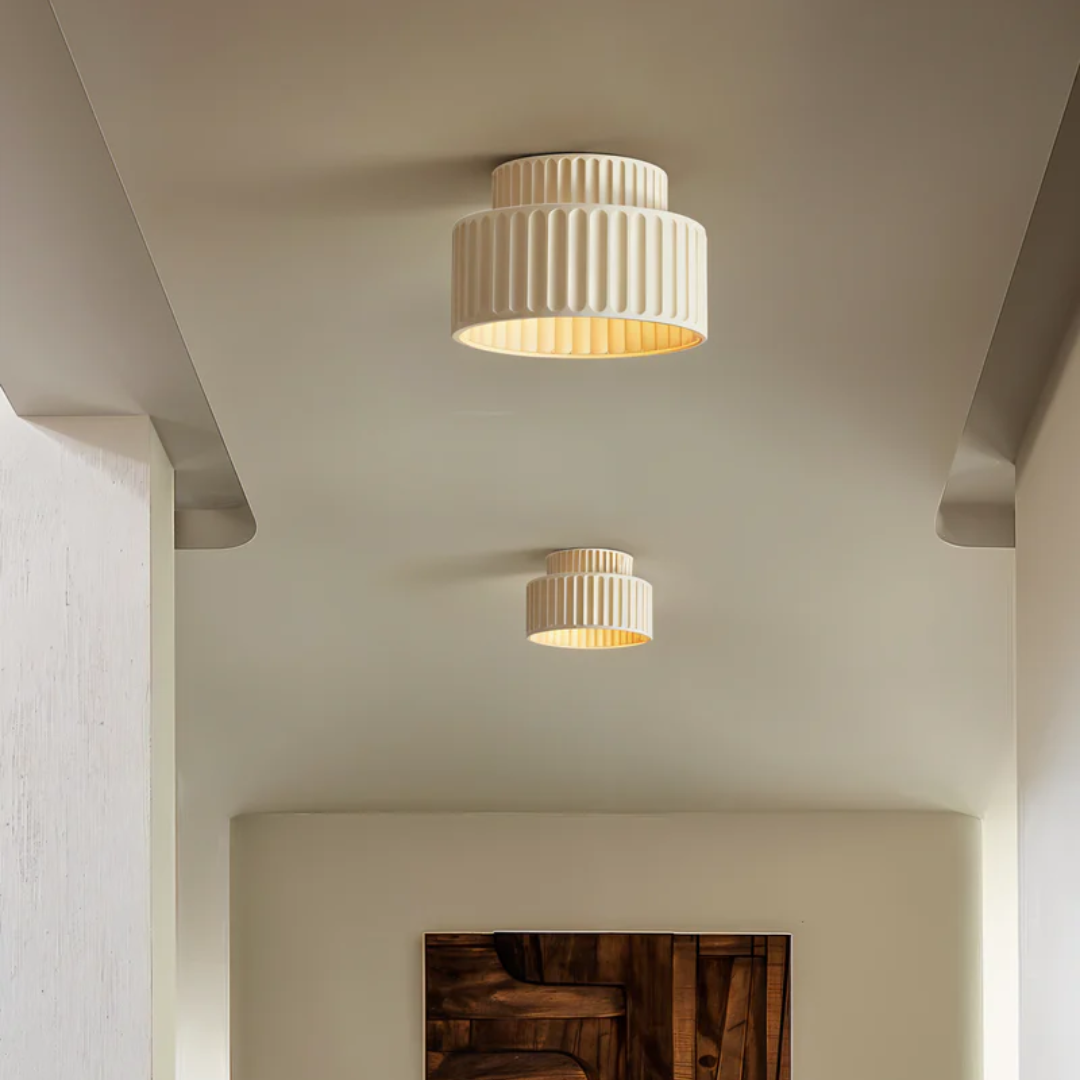BowLift | Modern Ribbed Ceiling Lamp