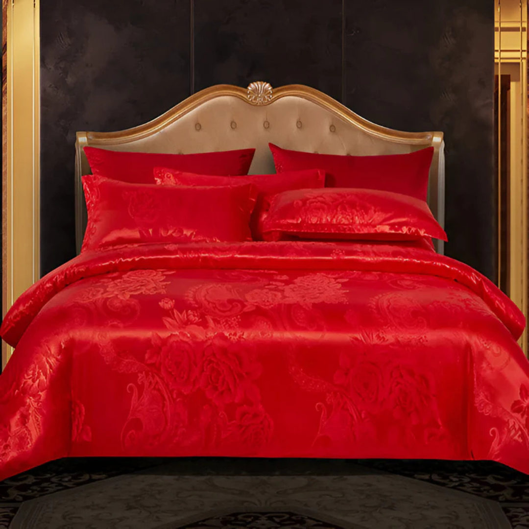 BowLift | Luxury Satin Duvet Cover with Pillowcases – Silky Soft & Breathable Bedding