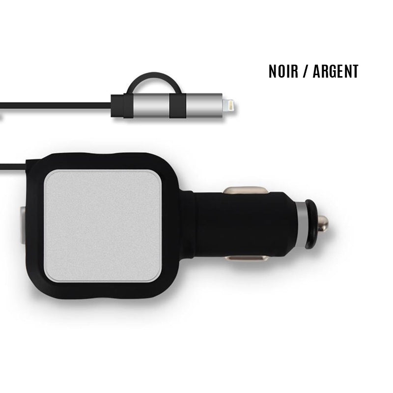 Ciaovie Car Charger Multi with Retractable Charging Cable | Bowlift