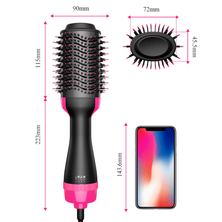 BowLift | 4-in-1 hairdryer & straightener for volume, shine & styling versatility