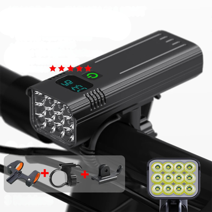BowLift | 5000 Lumen USB Rechargeable Bike Light with Mounts