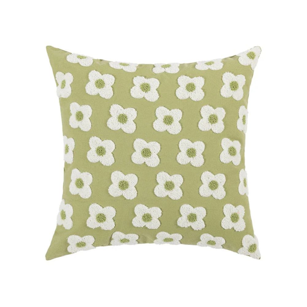 BowLift | Lustrous Floral Embroidered Cushion Cover