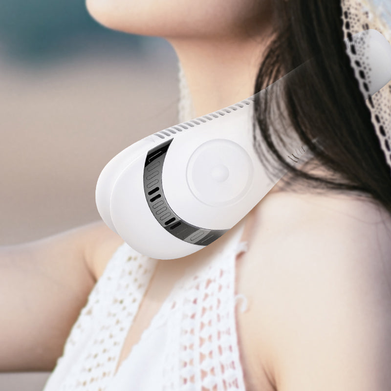Rechargeable Bladeless Portable Neck Fan | Bowlift