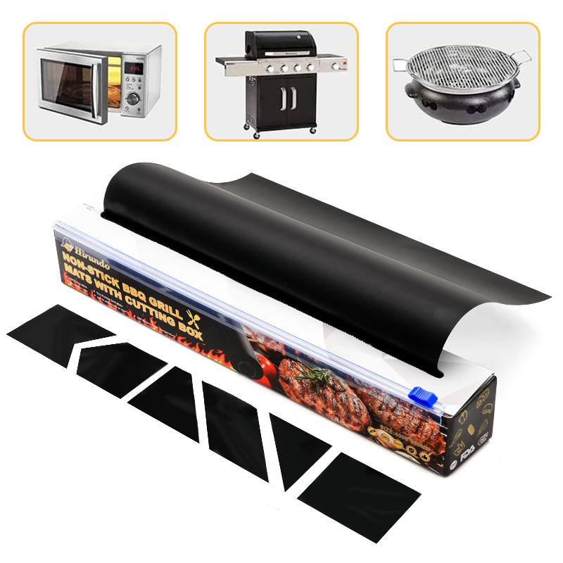 BowLift | Non-stick BBQ grill mats with cutting box