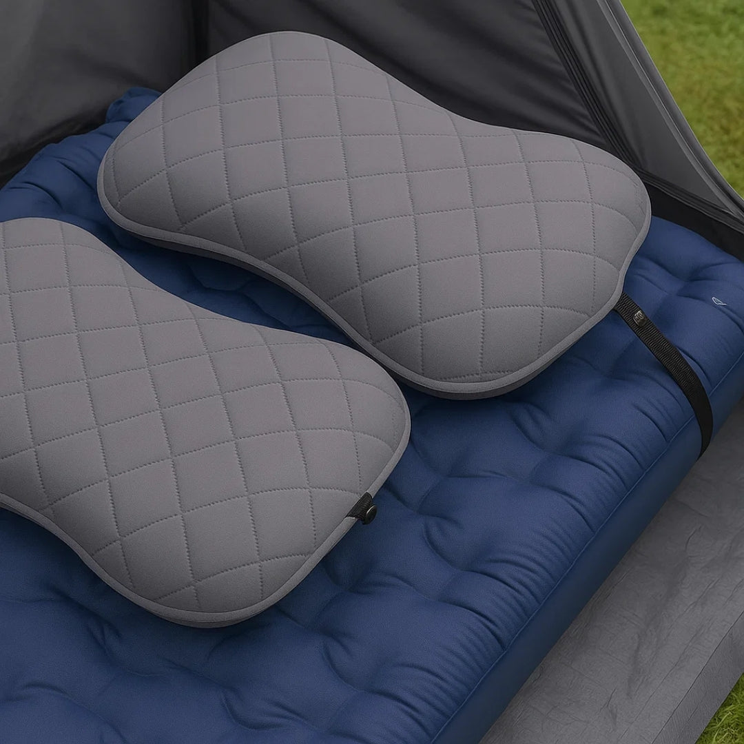 Ergonomic Neck Support – Inflatable & Lightweight – Eases Neck Pain – Compact for Flights & Train Bowlift
