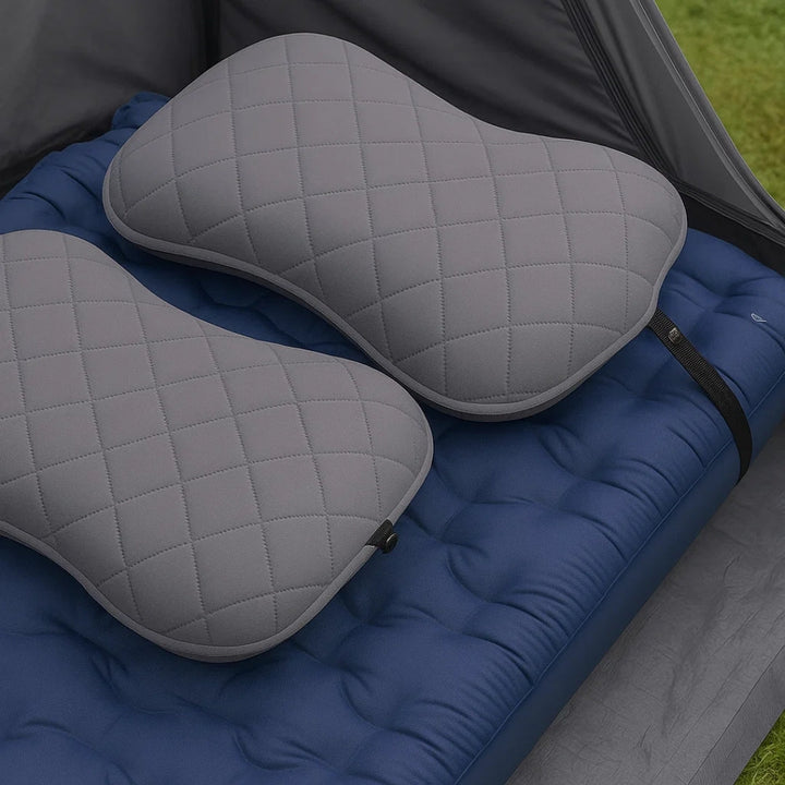 Ergonomic Neck Support – Inflatable & Lightweight – Eases Neck Pain – Compact for Flights & Train Bowlift