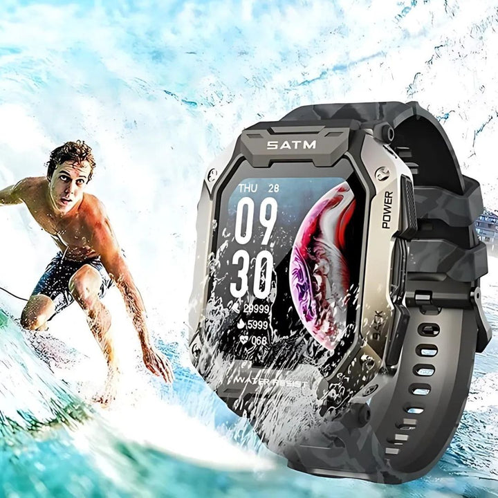 TactiX ARMY Series Smartwatch With Military Design | Durable GPS - Fitness Tracker - for Outdoor Adventures - Military Personnel and Tactical Use Bowlift