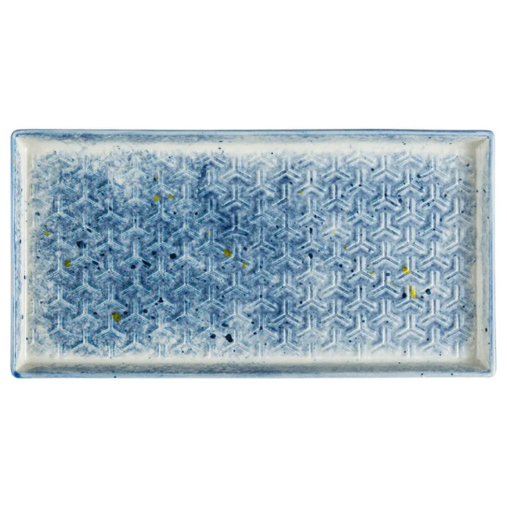 9.5" Ceramic Rectangular Barbecue Plate Restaurant Sushi Plate | Bowlift
