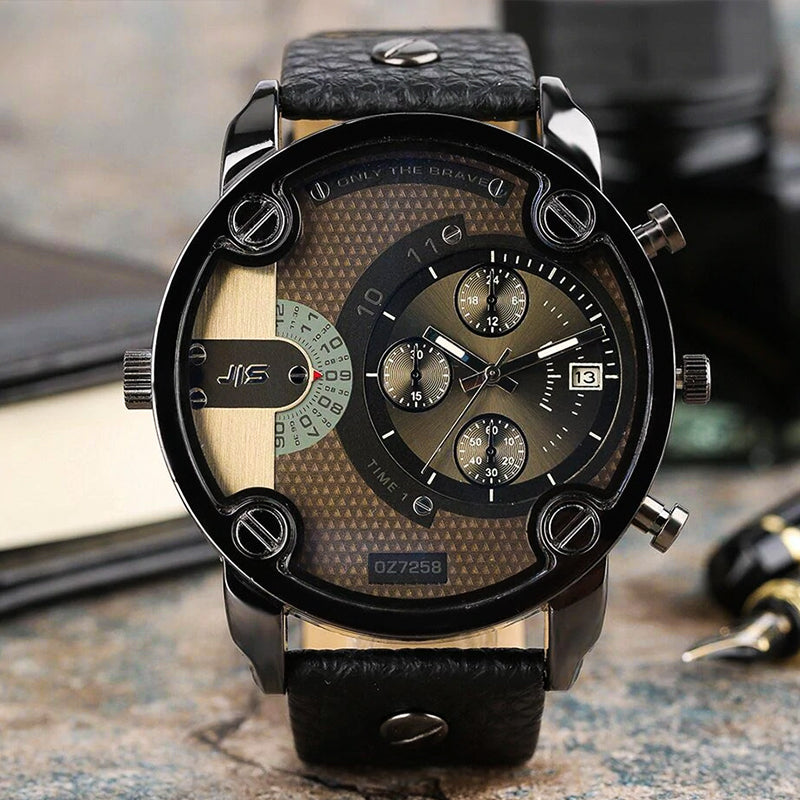 BowLift | Men's Fashion Large Dial Style Steel Band Watch