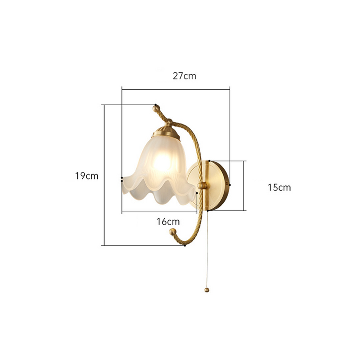 VintageGlow – Retro Glass Wall Light for Atmosphere | Bowlift