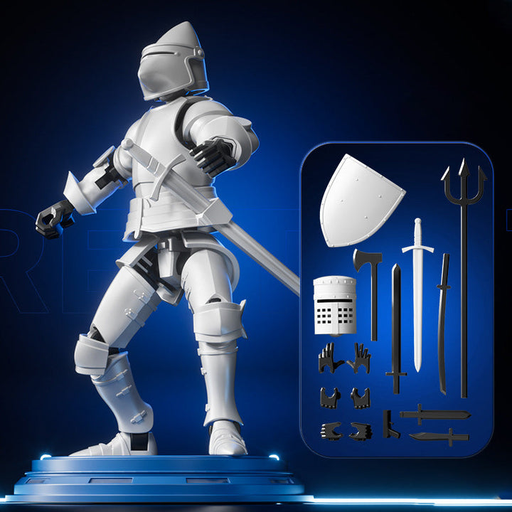 BowLift | DIY Medieval Warrior Strong Magnetic Removable Articulated Doll