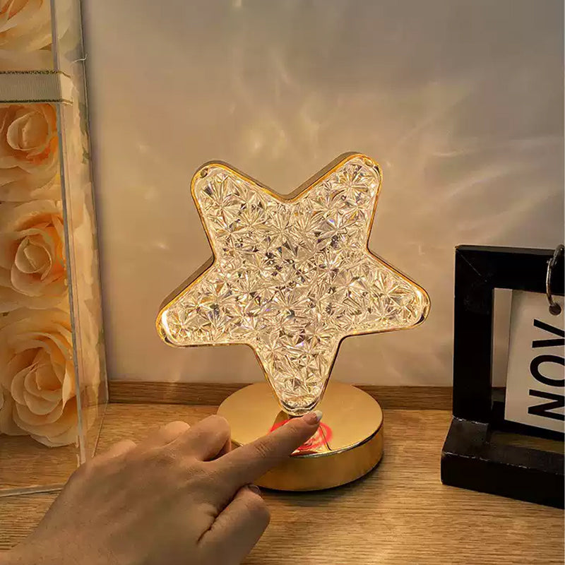 Star Moon Metal Table Lamp | Bowlift