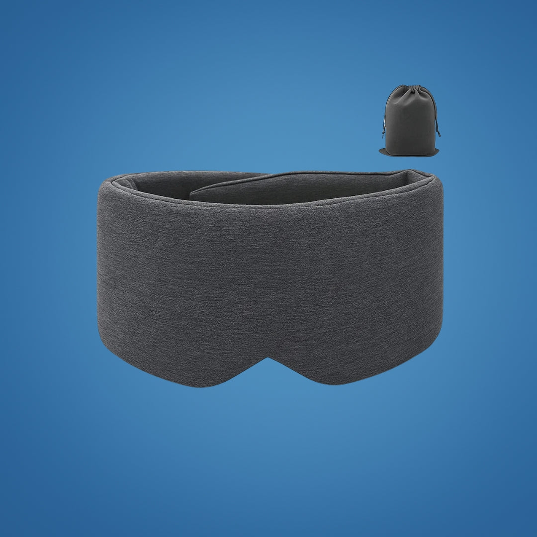 Total Light Blocking – Soft Cotton Comfort – Breathable Fit – Blocks All Light for Travel, Naps & Deep Sleep Bowlift