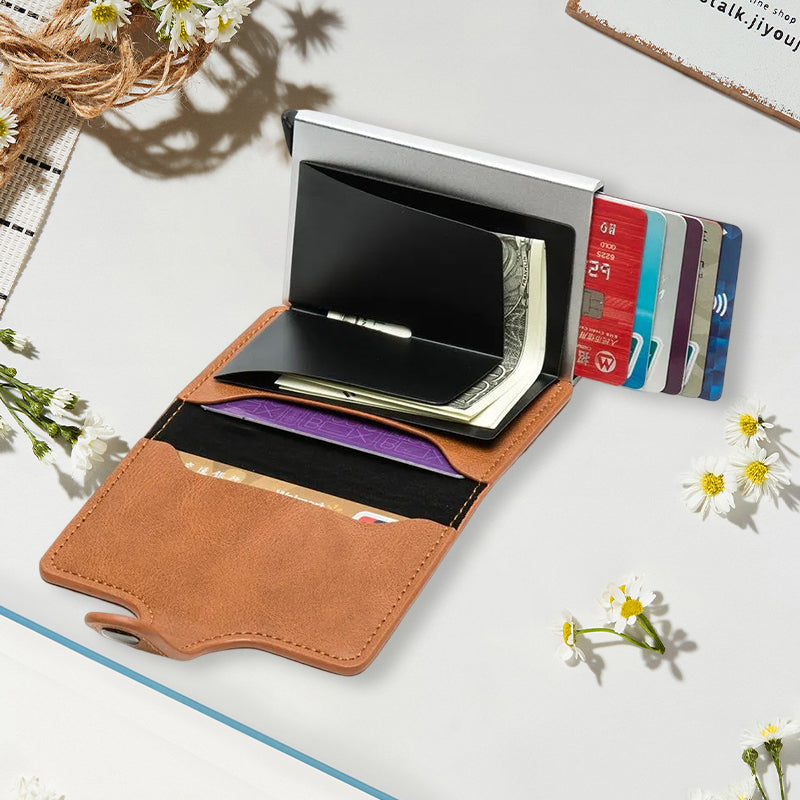 BowLift | RFID Protection Leather Purse