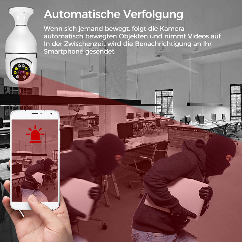BowLift | Wireless WiFi Surveillance Camera with Bulb
