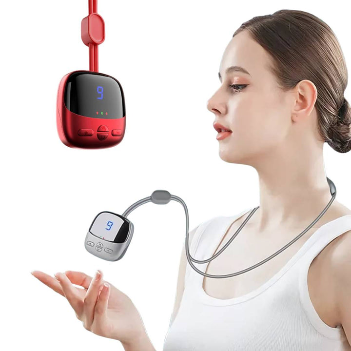 NeckEasePro Portable EMS Cervical Spine Massager | Pain Relief for Neck and Shoulder Tension - Muscle Relaxation Bowlift