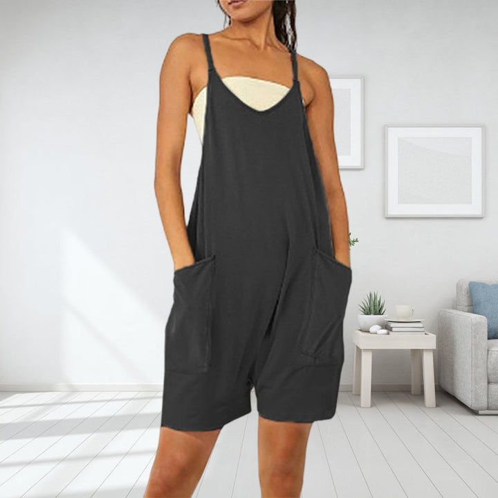 Sleeveless dress with pockets | Bowlift