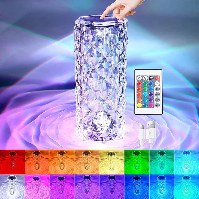 BowLift | Crystal LED Lamp - LumiCrystal