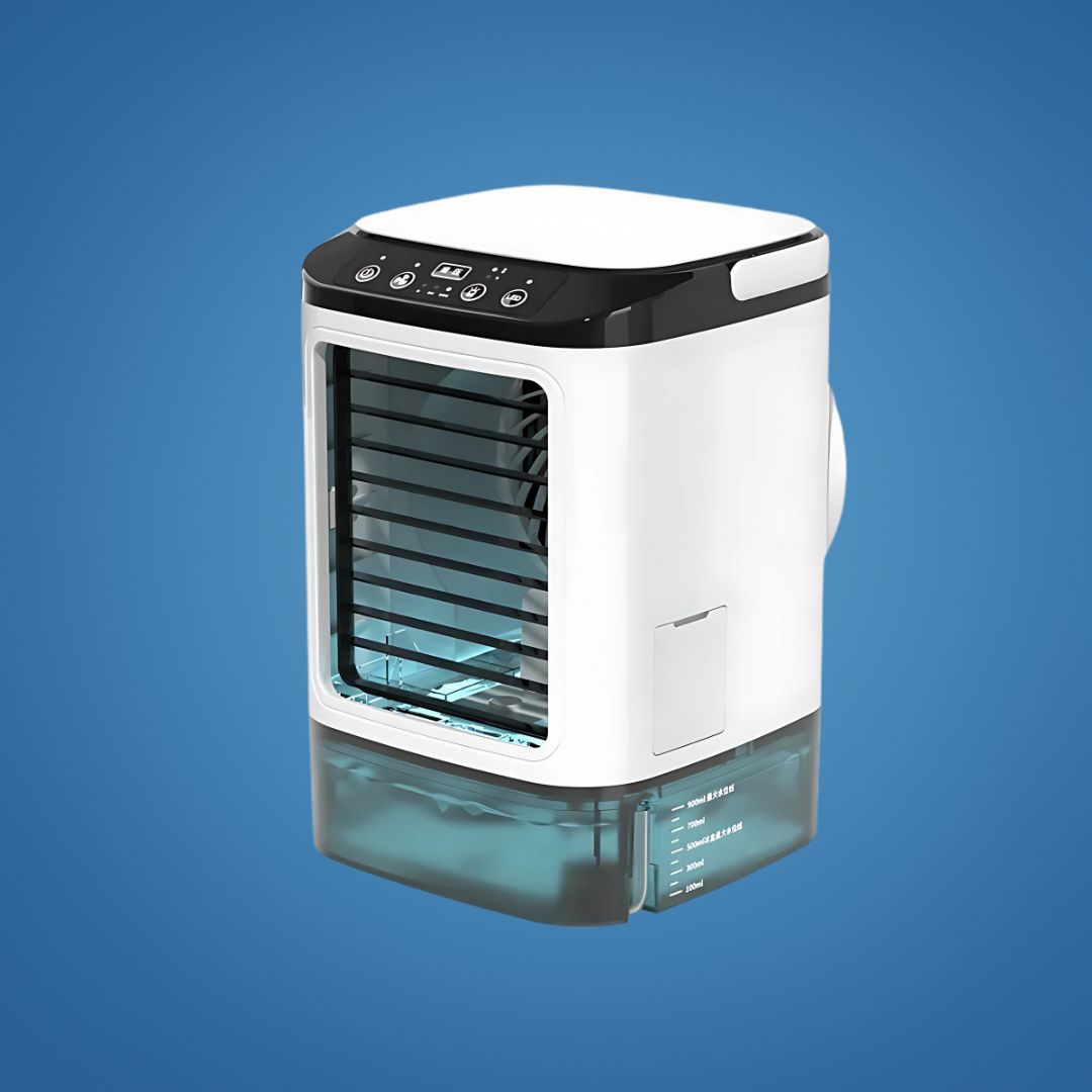 Quiet 12W Cooling Fan – 900ml Tank – Energy Saving – Bedroom Desk Use – Fast Cooling – Sleep Comfort Bowlift