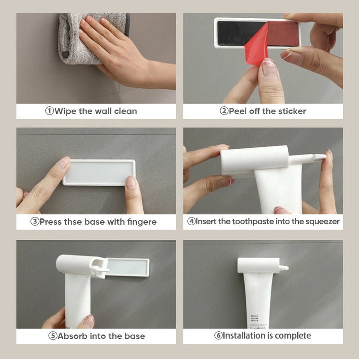 Magnetic Toothpaste Squeezer | Bowlift