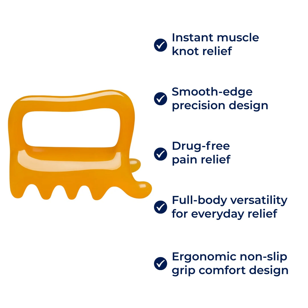 Knot Relief – Smooth-Edge Handheld Design – Back & Shoulder Recovery – Relax Muscles & Boost Circulation Bowlift