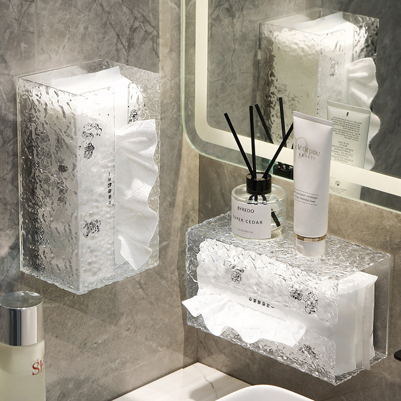 BowLift | Multifunctional Glacier Pattern Textile Box