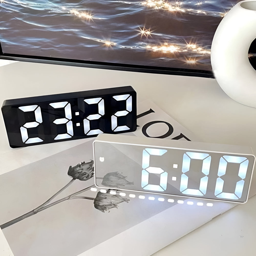 BowLift | Digital LED Mirror Alarm Clock