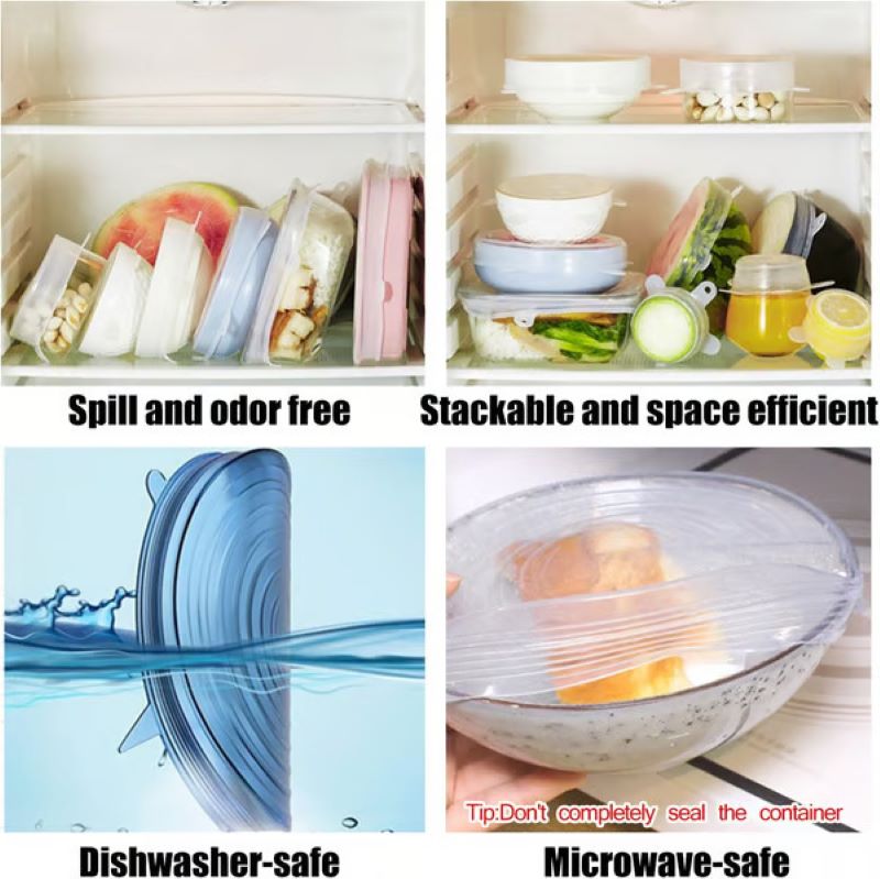 BowLift | Reusable elastic silicone food storage cover