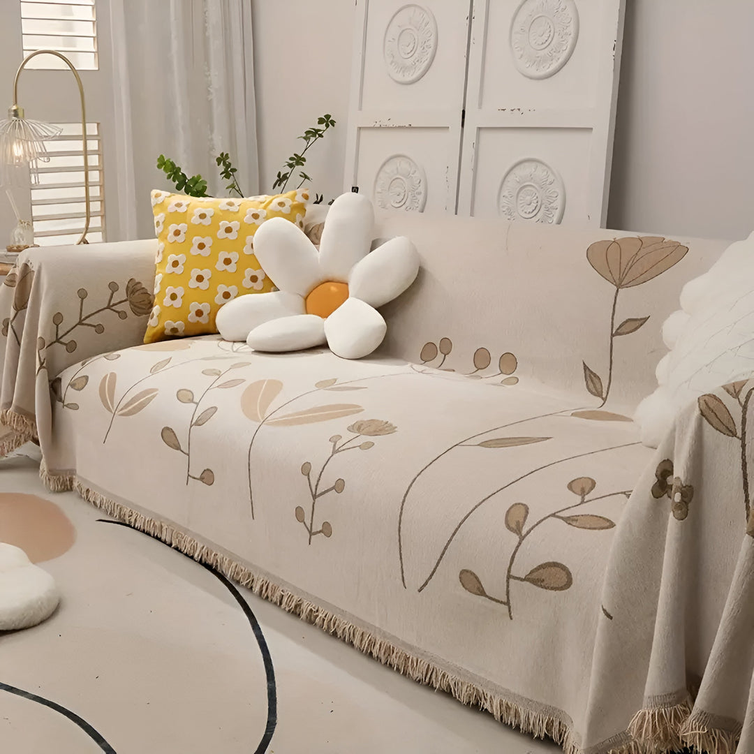 BowLift | Modern Bloom Reversible Sofa Cover