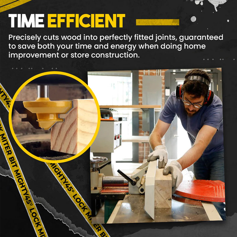 BowLift | Router Bit 45-Degree Glue Joint Lock Miter