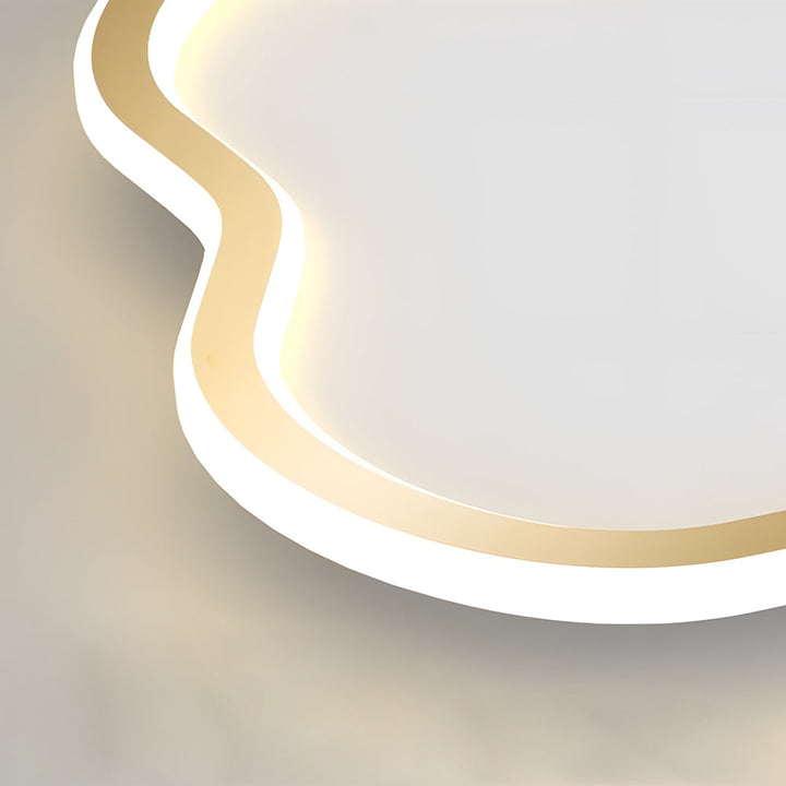 Nordic ceiling light in pentagram design – aluminum ceiling lamp for bedroom | Bowlift