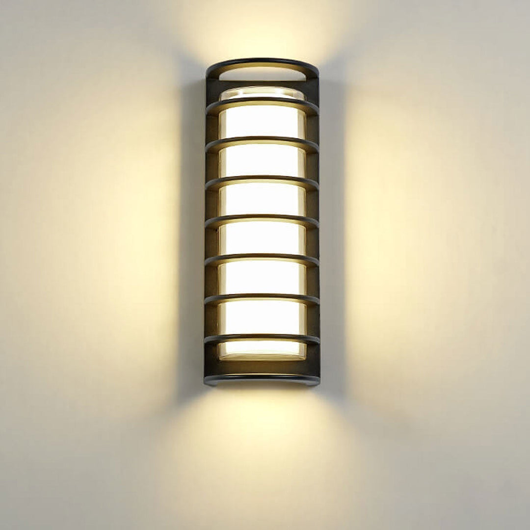 Modern Outdoor Column Waterproof LED Garden Wall Sconce Lamp | Bowlift